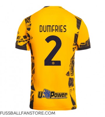 Inter Milan Denzel Dumfries #2 Replik 3rd trikot 2024-25 Kurzarm